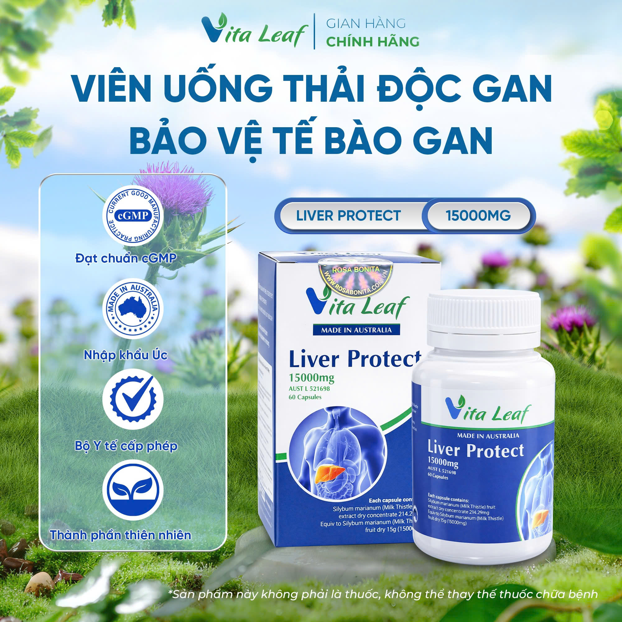 [Review] Giải độc gan Liver Protect Vita Leaf có tốt không?