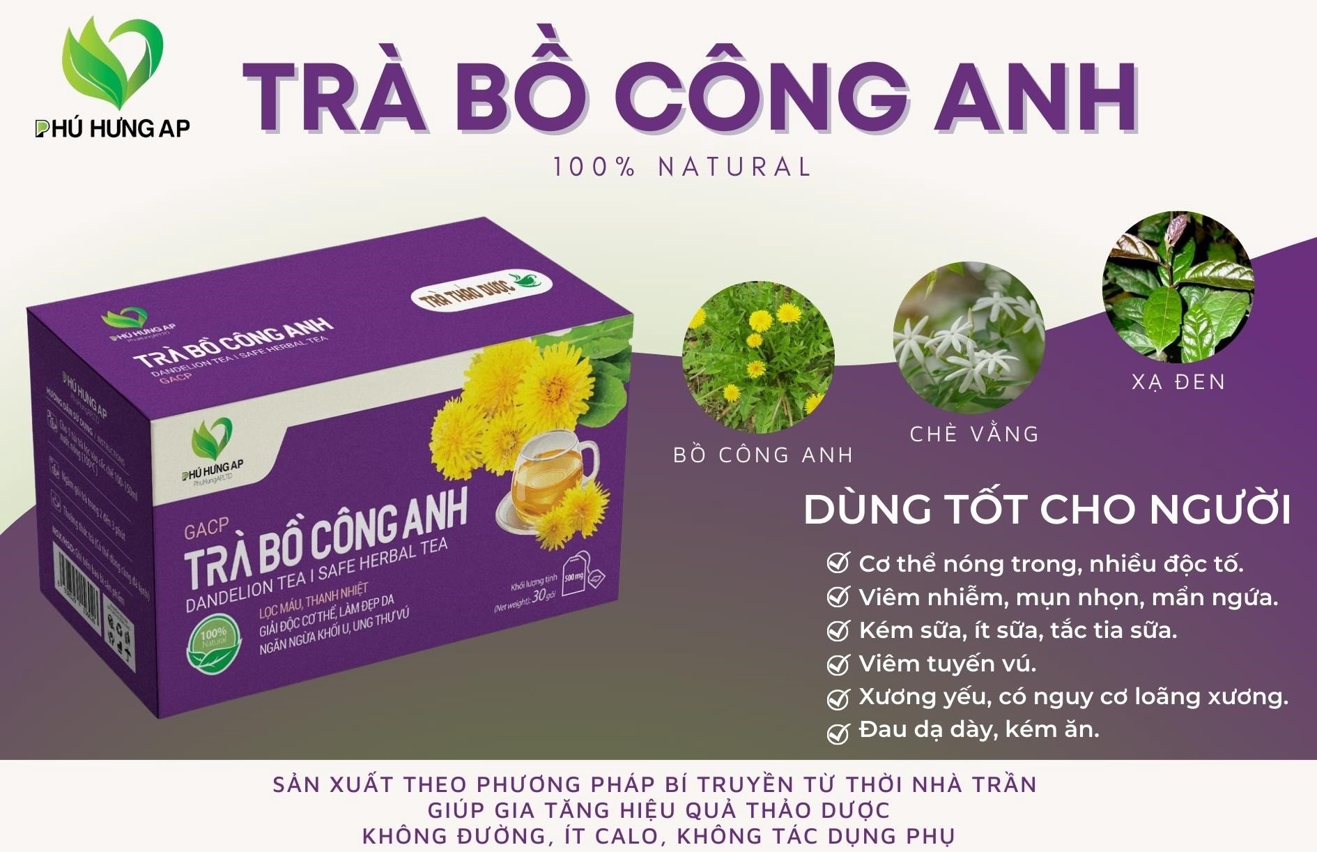 Trà bồ công anh (Phú Hưng AP) - Droppiishops