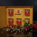 CND GINSENG GOLD - Set 5 lọ bột nhân sâm Canada - Bên trong hộp