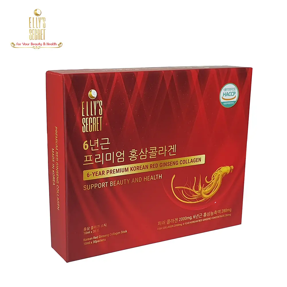 Hồng Sâm Collagen Cao Cấp Hàn Quốc Hộp 30 Gói X 10ml - Droppii Mall