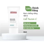 Cell Fusion C Expert – Kem chống nắng vật lý, tăng cường hàng rào bảo vệ da Mild Care Suncream SPF 50PA - Droppiishops