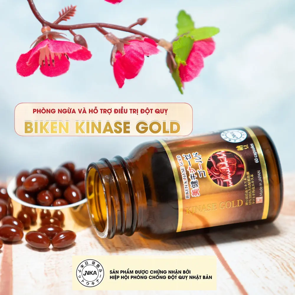 BIKEN KINASE GOLD ĐƯỢC CHỨNG NHẬN BỞI HIỆP HỘI PHÒNG CHỐNG ĐỘT QUỴ NHẬT BẢN