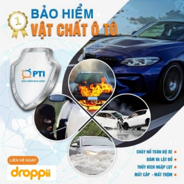 Bảo hiểm vật chất xe ô tô chính hãng giá rẻ - Dropbiz