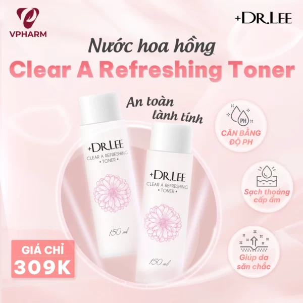 Công Dụng Nước Hoa Hồng Clear A Refreshing 100ml +dr.lee