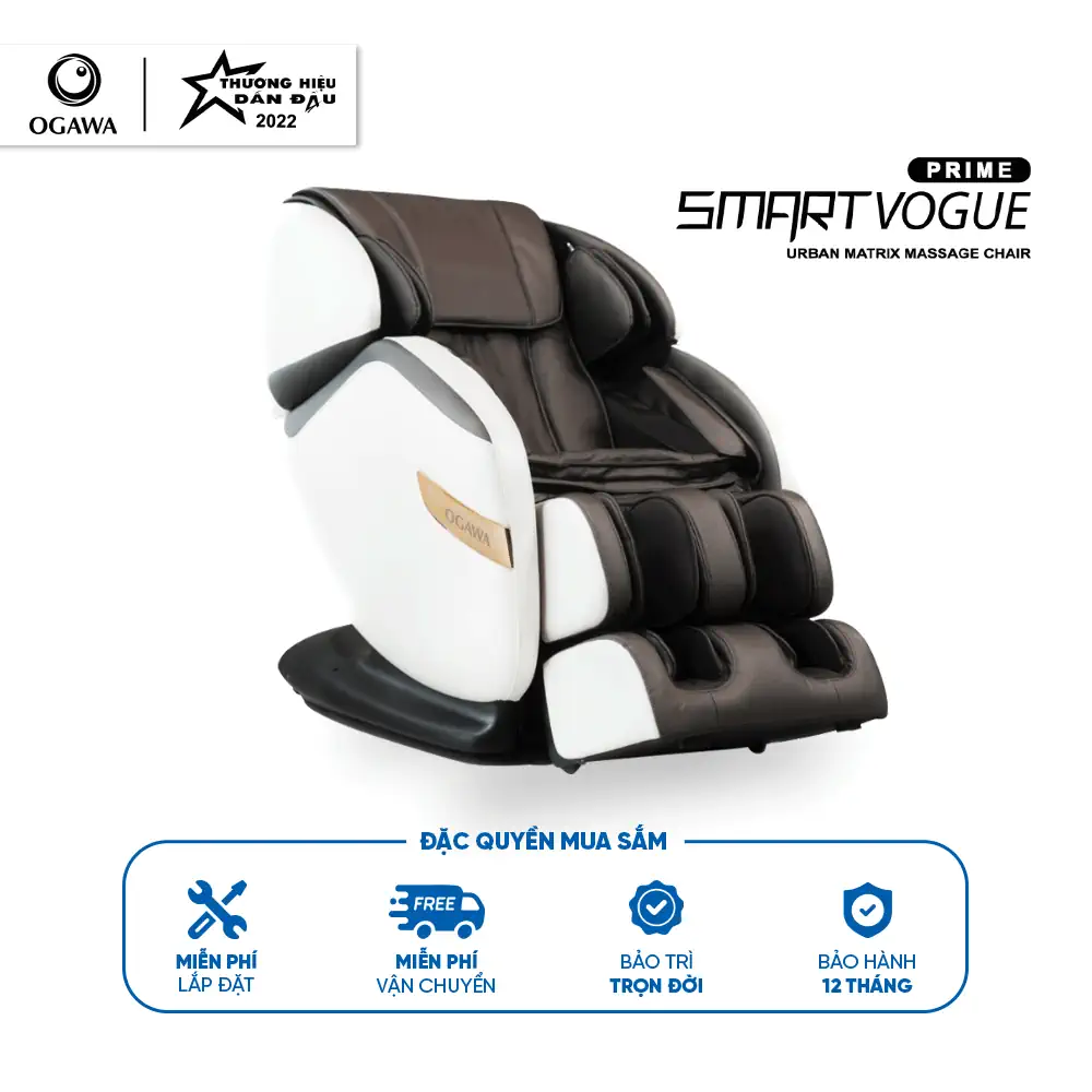 Ghế massage Smart Vogue Prime (OG-5569) Ogawa Malaysia - Thương hiệu dẫn đầu 2022 - Dropbiz