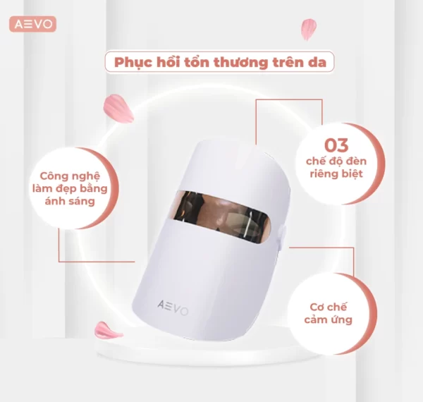 LED Light Therapy Mask (Mặt nạ ánh sáng Aevo Mask Therapy)