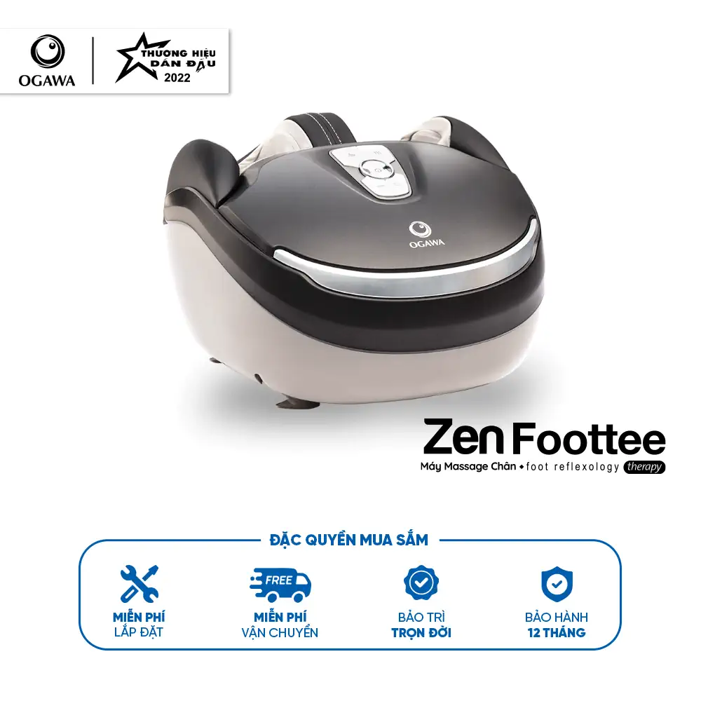 Máy massage chân - Foot Reflexology Ogawa foot massage Zen Foottee (OF-3005) bảo trì trọn đời - Dropbiz