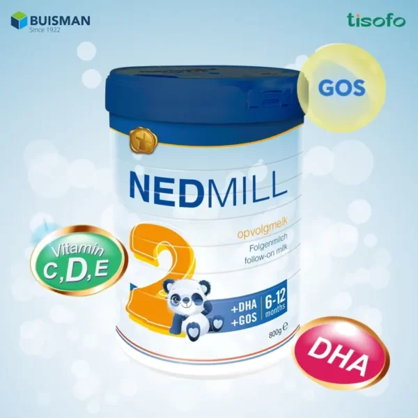 Nedmill Stage 2 800g (trẻ 6-12 tháng tuổi) chính hãng giá tốt - Dropbiz