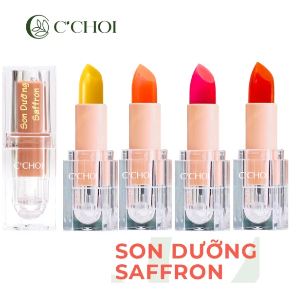 Son Dưỡng Saffron C'choi – Son Dưỡng Môi Nhụy Hoa Nghệ Tây - Dropbiz