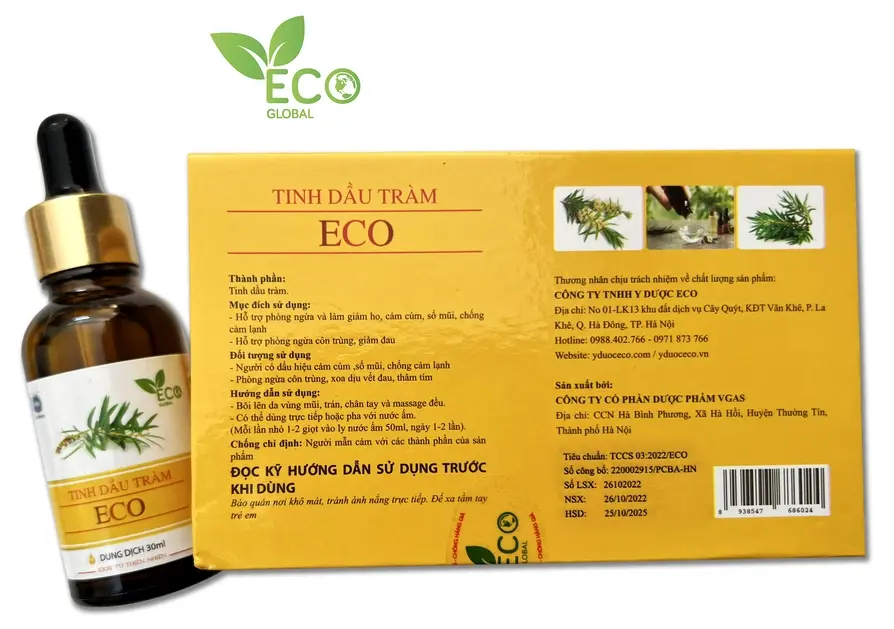 Thành phần Tinh dầu tràm ECO chính hãng giá rẻ - Dropbiz