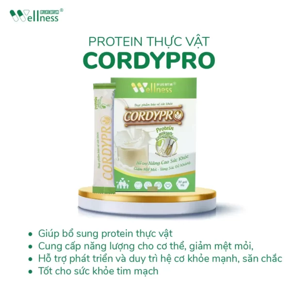 Thực Phẩm Bổ Sung Protein Thực Vật Cordypro - Wellness By Life Gift Vn - Dropbiz