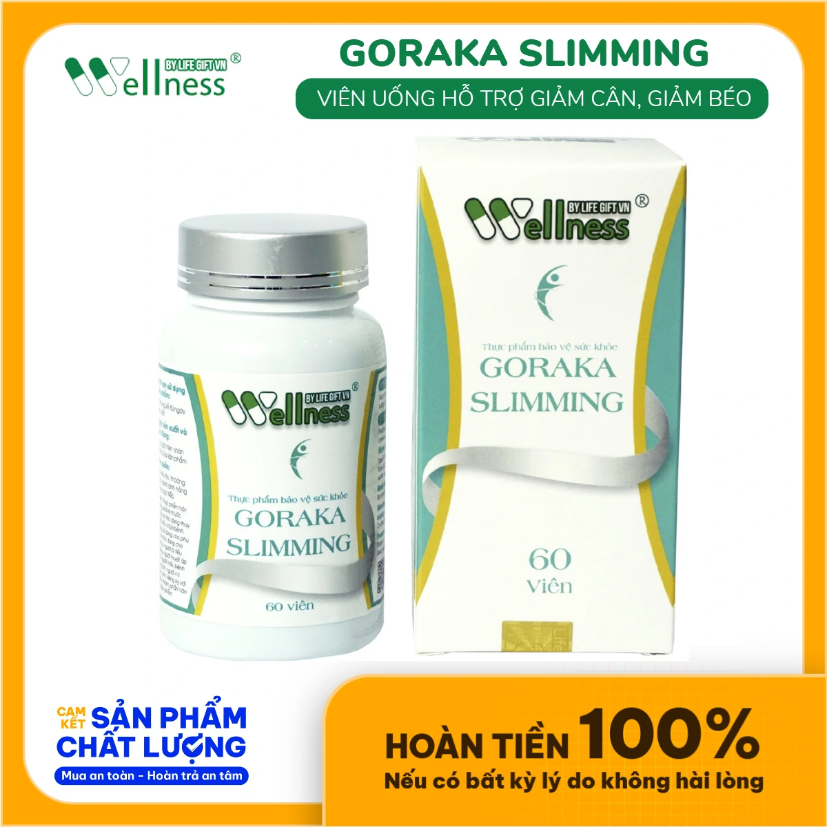 Viên Uống Hỗ Trợ Giảm Mỡ - Giảm Béo Goraka Slimmingd - Dropbiz