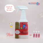 Pet Kleen - Bộ vi sinh khử mùi thú cưng (1 chai 500ml + 3 ống 5ml) chính hãng giá tốt - Dropbiz