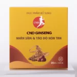 Nhân sâm & táo đỏ hòa tan CND Ginseng 20 gói x 3g chính hãng giá tốt - Dropbiz