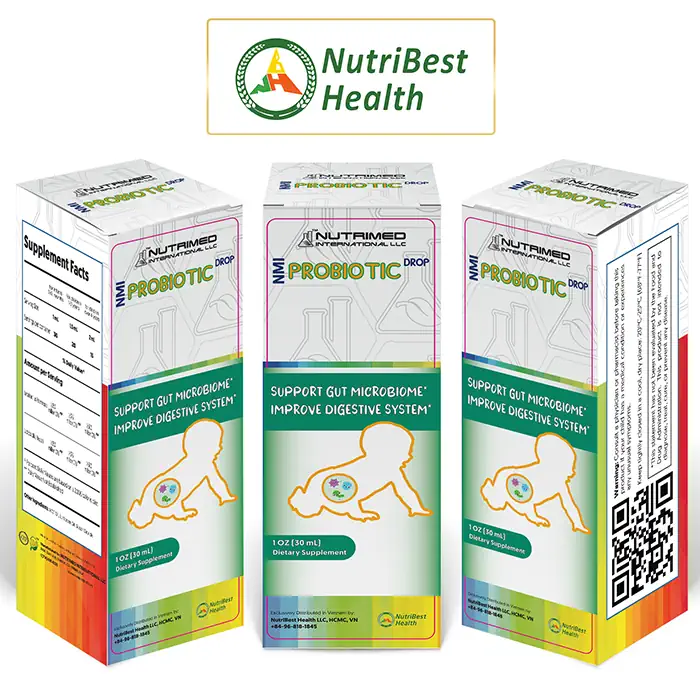 Thực phẩm chức năng bổ sung lợi khuẩn NMI Probiotic - NUTRIMED INTERNATIONAL LLC - Nutribest Health - Dropbiz