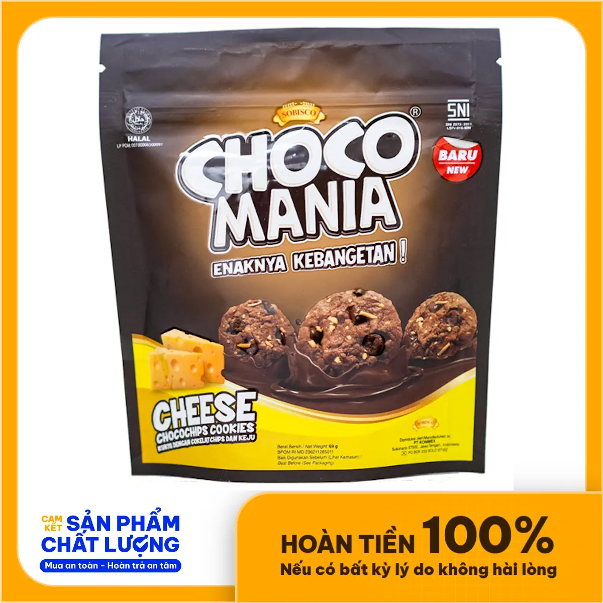 Bánh Quy Chocochips Choco Mania