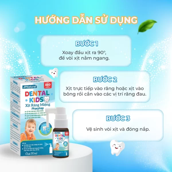 Hướng Dẫn Sử Dụng Xịt Răng Miệng Pharphap Dental Kids 30ml (jp Natural) - Dropbiz