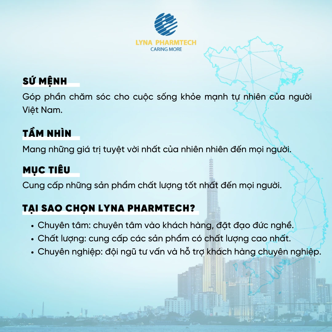 Sứ mệnh, tầm nhìn, mục tiêu, tại sao chọn Lyna Pharmtech - Dropbiz