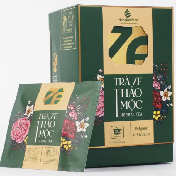 Trà Thảo Mộc ổn định đường Huyết 7f Herbal Tea (20 Gói X 2g) - Dropbiz