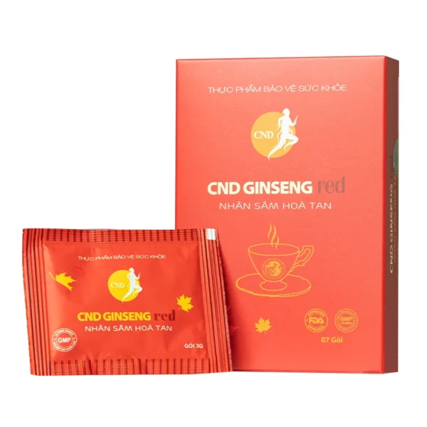 Cnd Ginseng Red Nhân Sâm Hòa Tan Hộp 7 Gói - Dropbiz