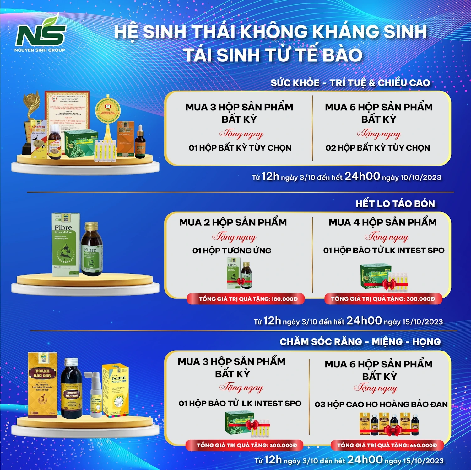 Khuyến Mãi Nguyên Sinh Group Tháng 10 - Dropbiz