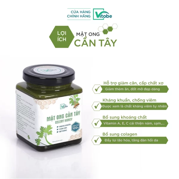 Lợi ích Mật Ong Cần Tây Celery Honey - Mật Ong Vitobe - Dropbiz