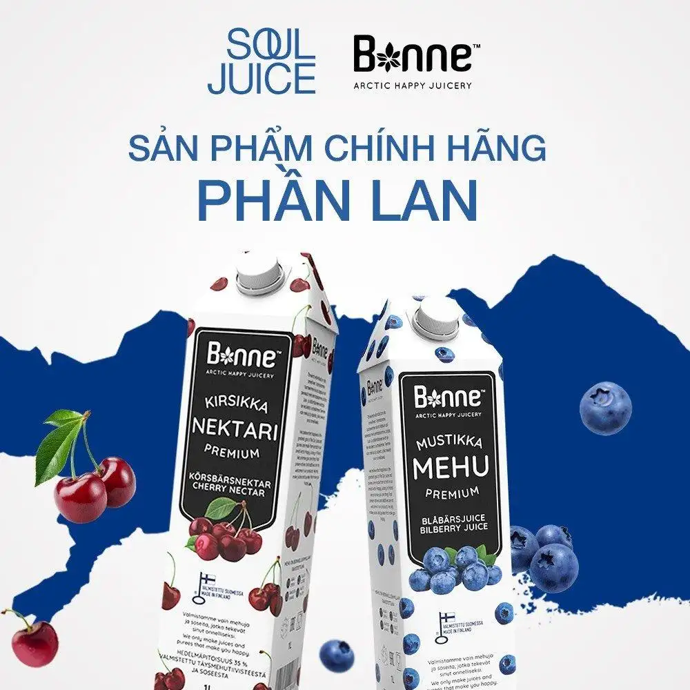 Nước ép Bonne - Sản Phẩm Chính Hãng Từ Phần Lan