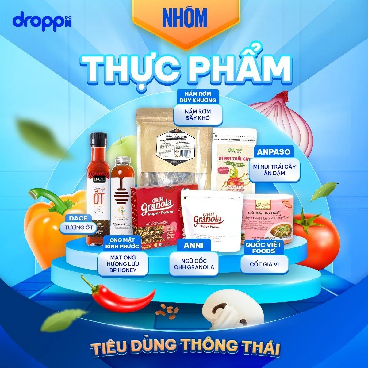 Sản Phẩm Thực Phẩm đóng Gói, Thực Phẩm Dinh Dưỡng Cao Cấp Chính Hãng - Dropbiz