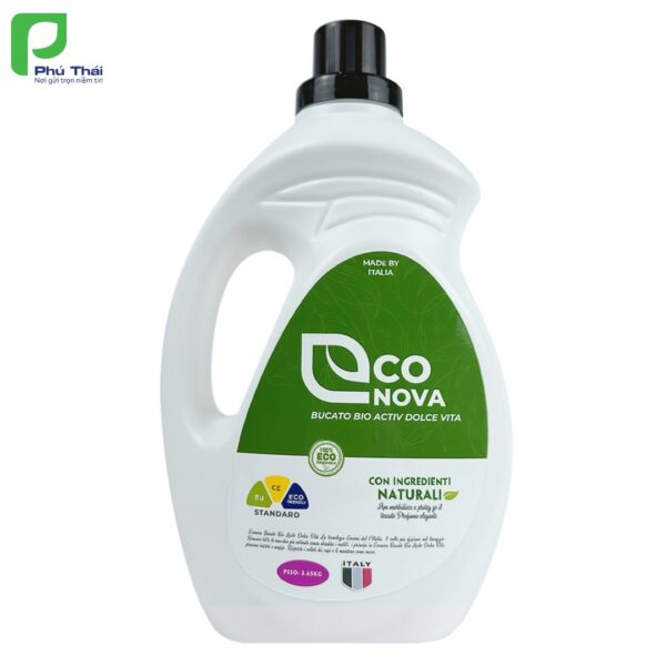 Nước giặt thảo mộc đa năng Econova Bucato 2 in 1 Bio Activ Dolce Vita