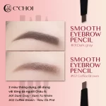 2 Màu Chì Kẻ Mày C'choi - Smooth Eyebrow Pencil - Punar - Dropbiz