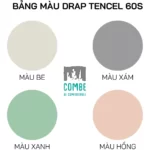 Bảng Màu Ga Trải Giường Drap Tencel 60s - Tân Phát - Dropbiz