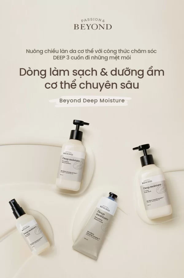 Beyond Deep Moisture - Dòng Làm Sạch Và Dưỡng ẩm Cơ Thể Chuyên Sâu - Dropbiz