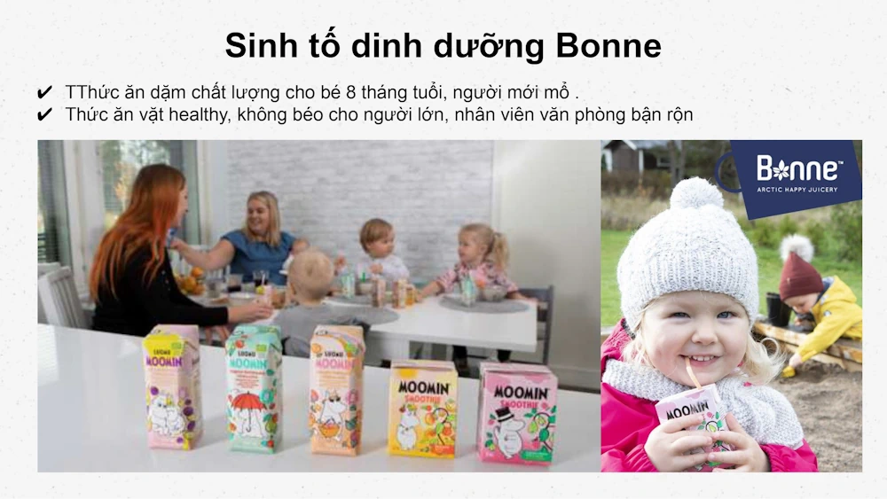 Bonne - Smoothie Soul Juice - Thức ăn Dặm Chất Lượng Cho Bé 8 Tháng Tuổi - Dropbiz