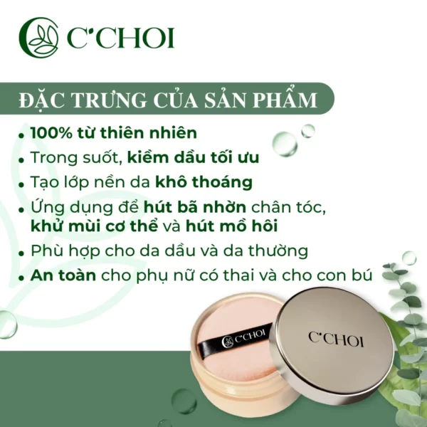 Đặc Trưng Sản Phẩm Phấn Phủ C'choi Velvet Film Powder Foundation - Punar - Dropbiz