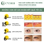 Hiệu Quả Sử Dụng Tinh Chất Dưỡng Mắt 3 Tác động C’choi - Triple Effect Eye Serum - Punar - Dropbiz