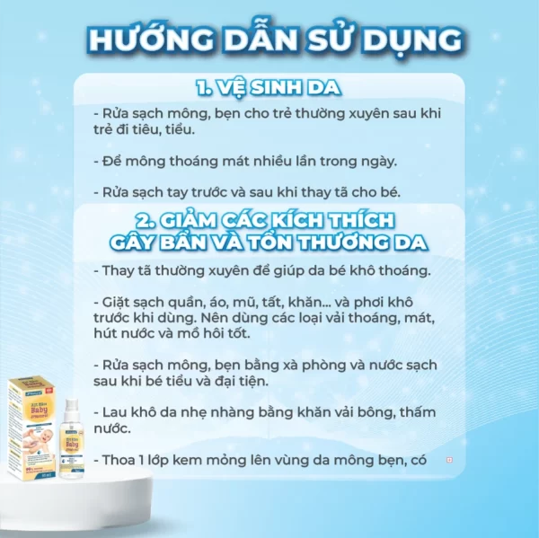 Hướng Dẫn Sử Dụng Xịt Hăm Baby Jpnatural - Dropbiz