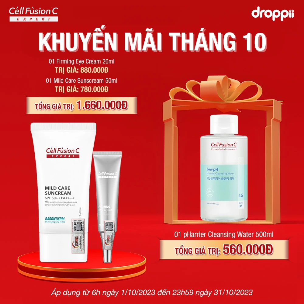 Mua Combo Gồm 01 Kem Dưỡng Vùng Mắt Time Reverse Firming Eye Cream 20ml Và 01 Kem Chống Nắng Mild Care Sunscream 50ml TẶng 01 Nước Rửa Mặt Low Ph