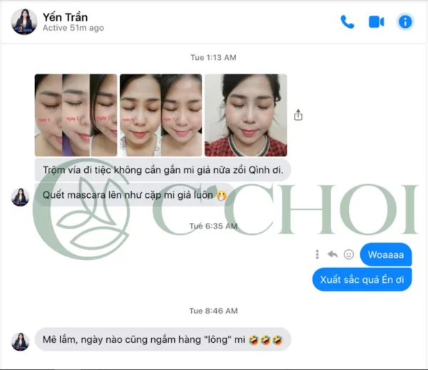 Review Dưỡng Mi Tế Bào Gốc C'choi - Bio-placenta Lash Serum - Punar - Dropbiz - Hình 6