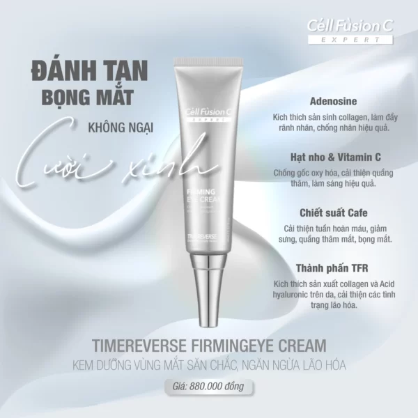 Thành Phần Kem Dưỡng Vùng Mắt Time Reverse Firming Eye Cream Cell Fusion C Expert - Dropbiz