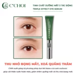 Tinh Chất Dưỡng Mắt 3 Tác động C’choi - Triple Effect Eye Serum - Chiết Xuất Gừng Từ Phương Pháp Bọt Khí Nano Của Axit Cacbonic - Punar - Dropbiz