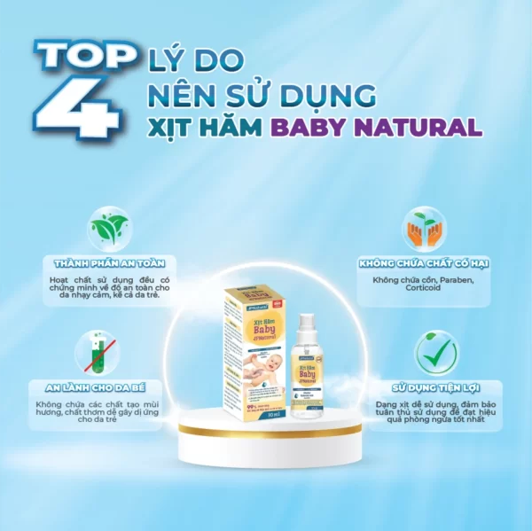 Ưu điểm Của Xịt Hăm Baby Jpnatural - Dropbiz