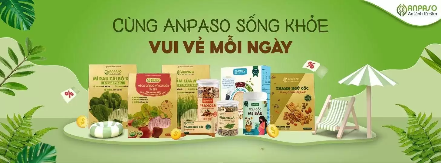 Thương Hiệu Anpaso - Thực Phẩm Từ Rau Củ Organic - Droppii Mall