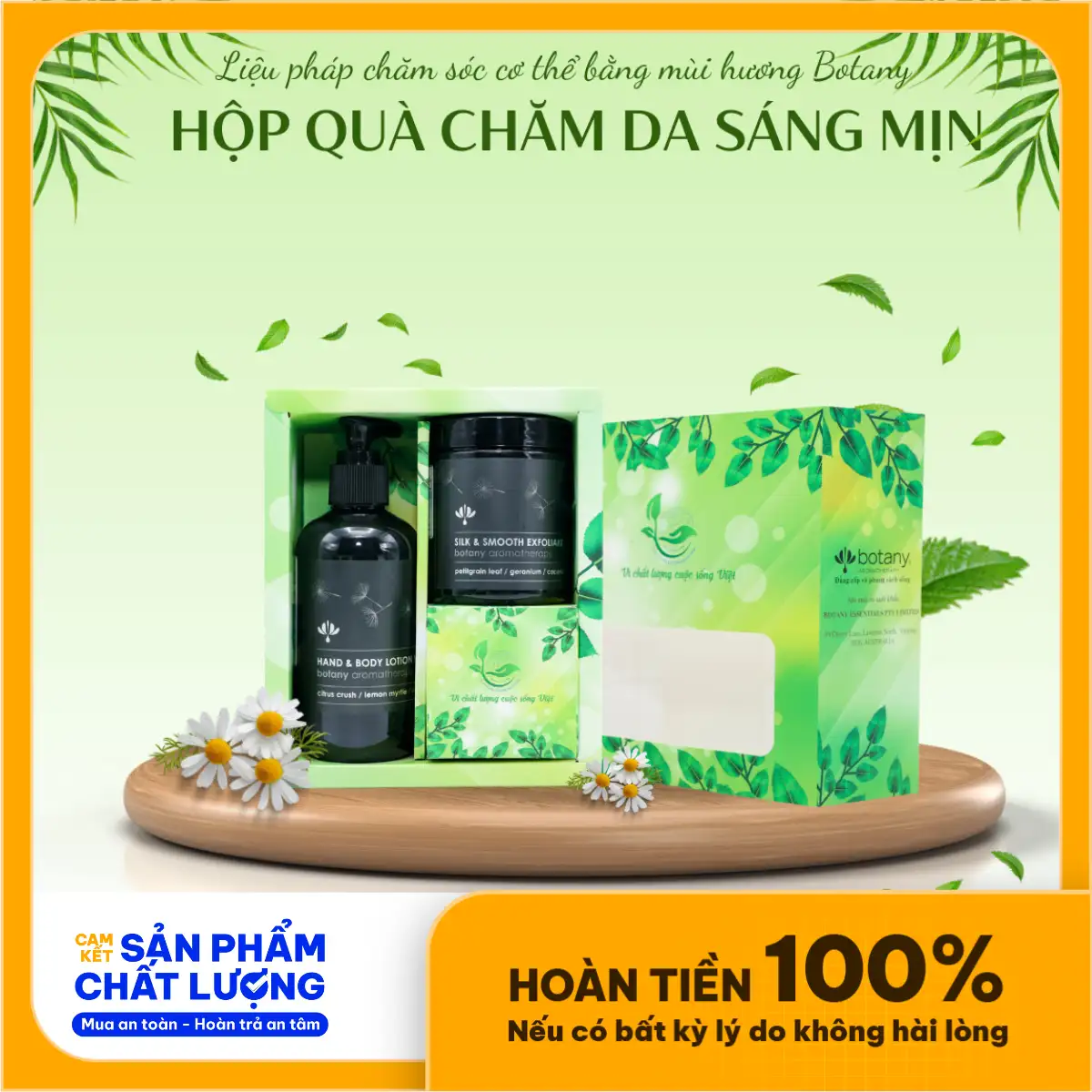 Hộp Quà Chăm Da Sáng Mịn Botany - Hh&c - Dropbiz