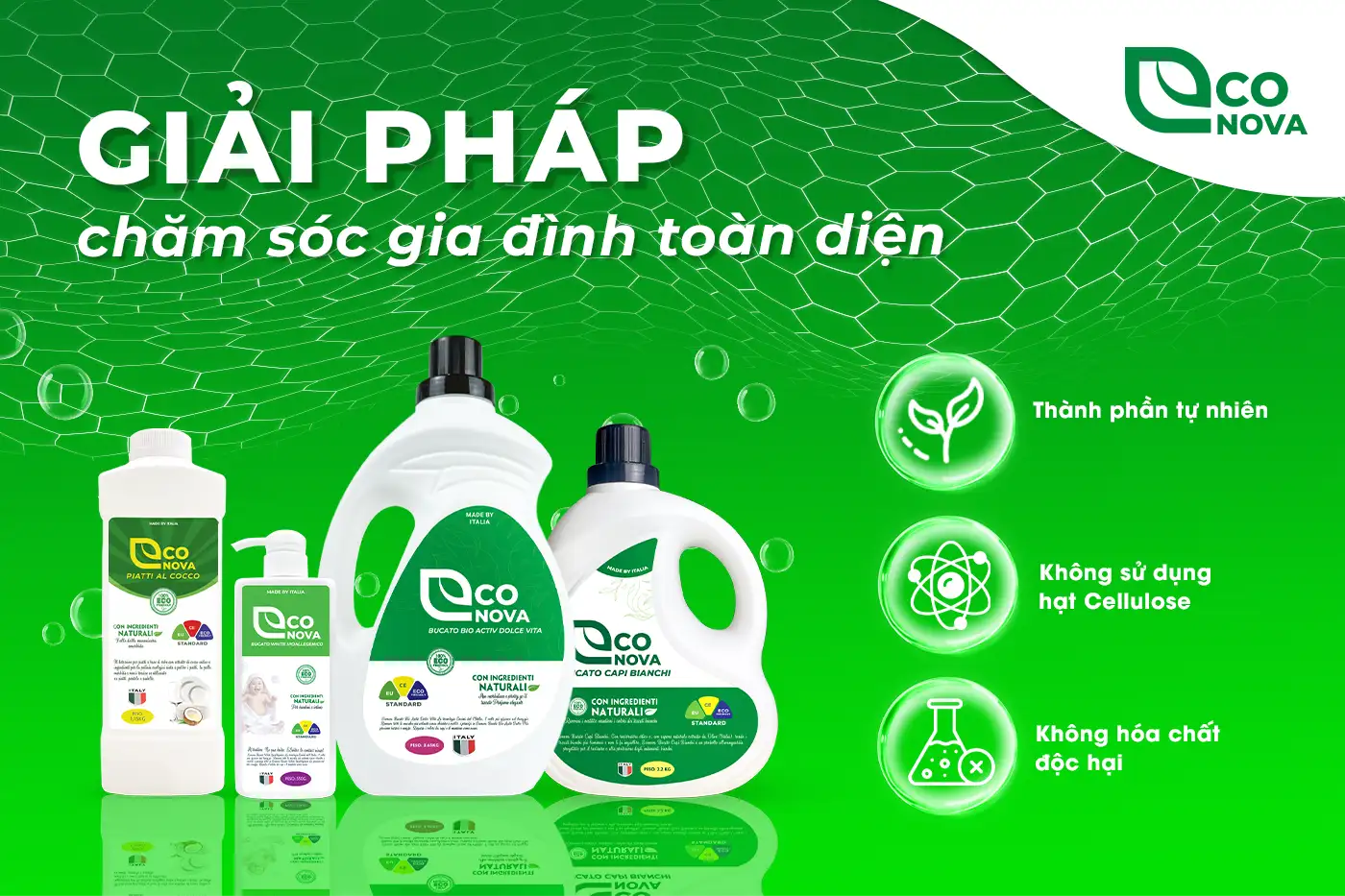 Thương Hiệu Econova - Giải Pháp Chăm Sóc Gia đình Toàn Diện