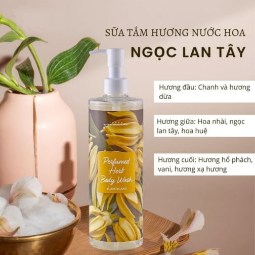 gel tam huong hoa thao moc 500ml spana perfumed herb body wash 6884 2 - Dropbiz