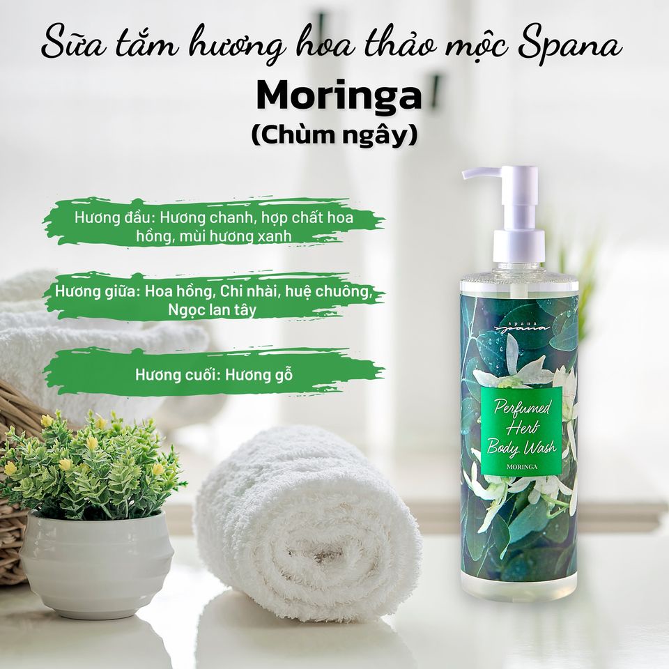 Sữa tắm SPANA Perfumed Herb Body Wash hương hoa thảo mộc chai 500ml | Shopee Việt Nam