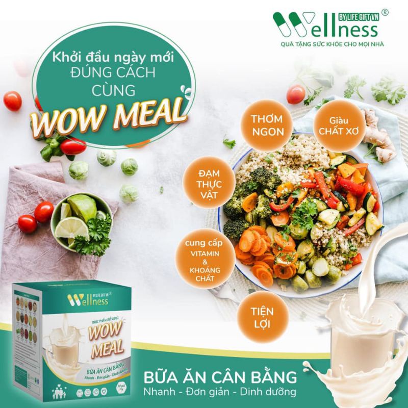 Bữa ăn lành mạnh giảm cân Wow Meal 30 gói - Dropbiz