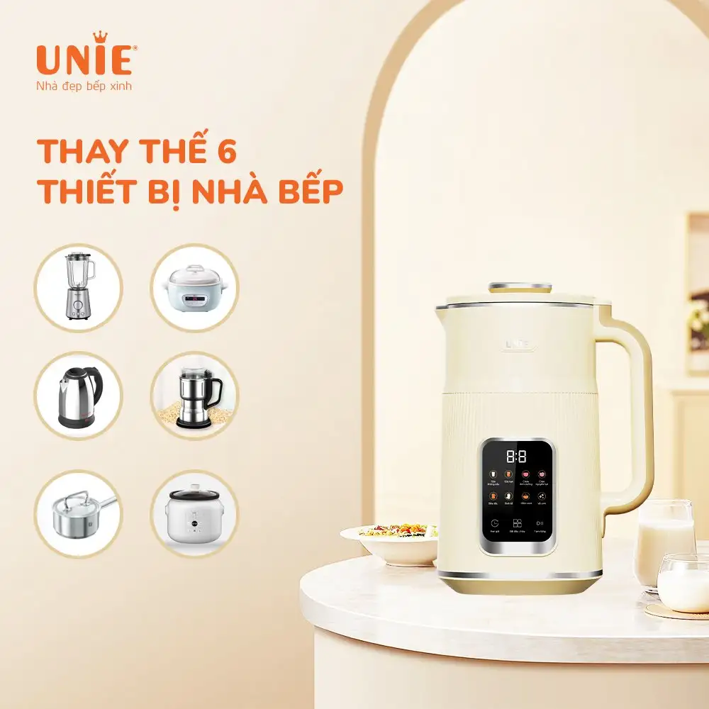 Thay Thế 6 Thiết Bị Nhà Bếp - Máy Làm Sữa Hạt Unie Umb12