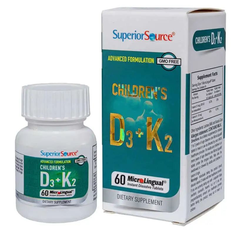 Superior Source Children’s D3 + K2