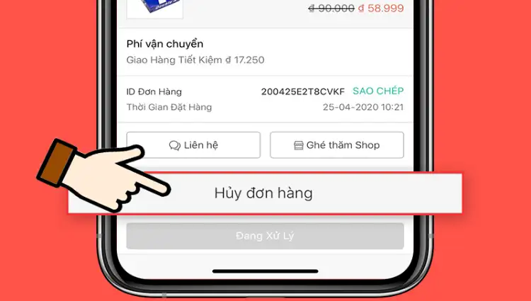 Cách hủy đơn hàng trên Shopee nhanh chóng nhất